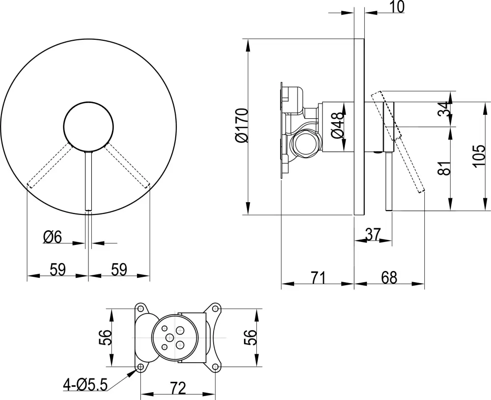 Смеситель Villeroy & Boch Loop & Friends TVS106352113K5 фото