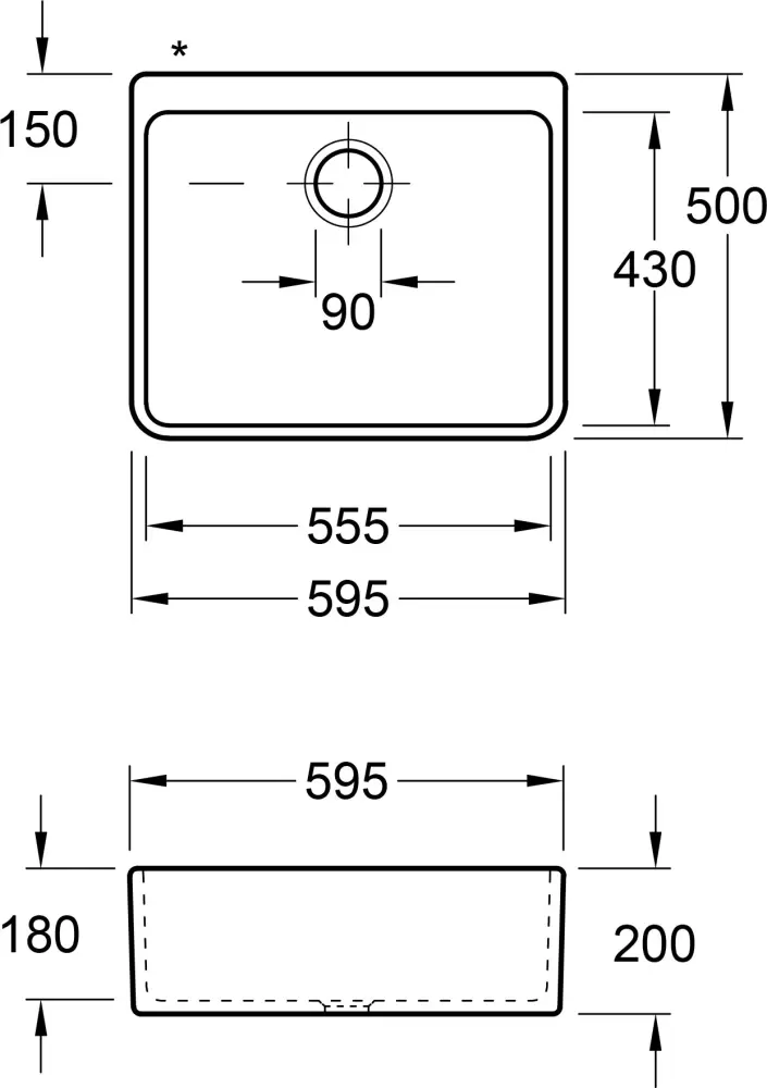 Кухонная мойка Villeroy & Boch Single-bowl sink 636001R1 фото