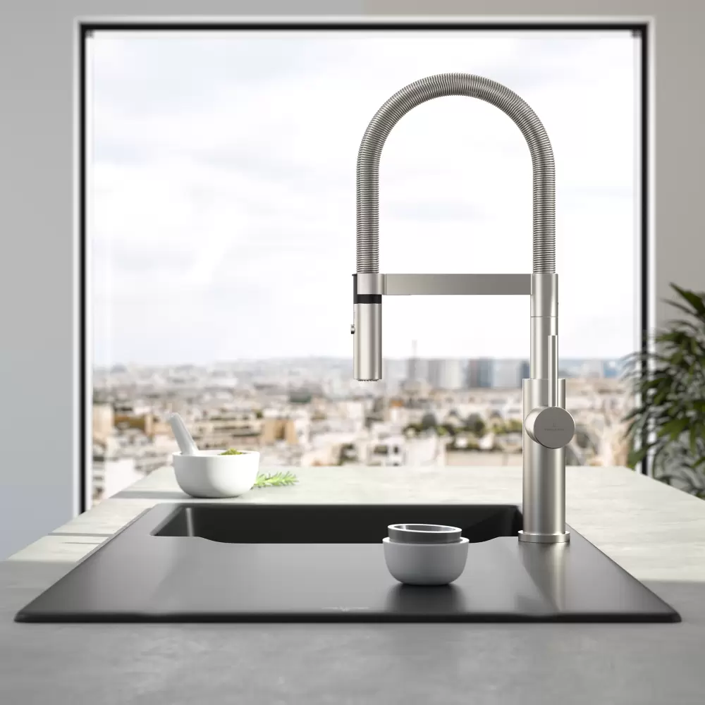 Смеситель Villeroy & Boch Steel Expert 2.0 928000LC фото