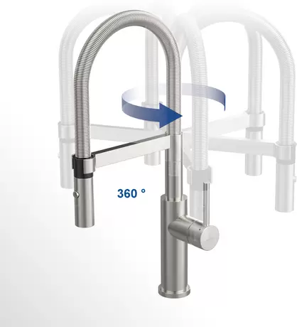 Смеситель Villeroy & Boch Steel Expert 2.0 928000LC фото