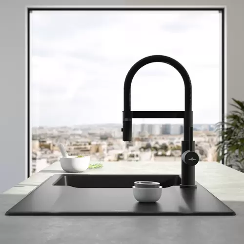 Смеситель Villeroy & Boch Steel Expert Compact 92730006 фото