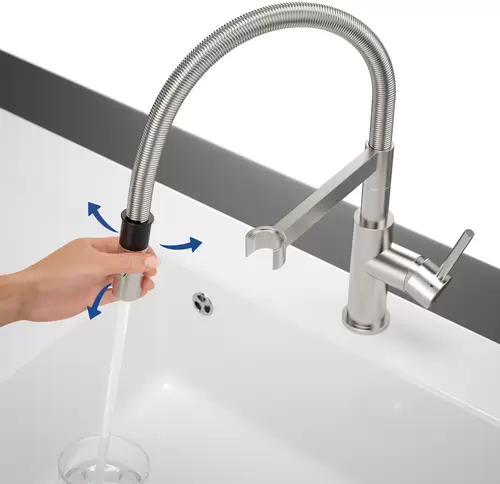 Смеситель Villeroy & Boch Steel Expert Compact 927300LC фото