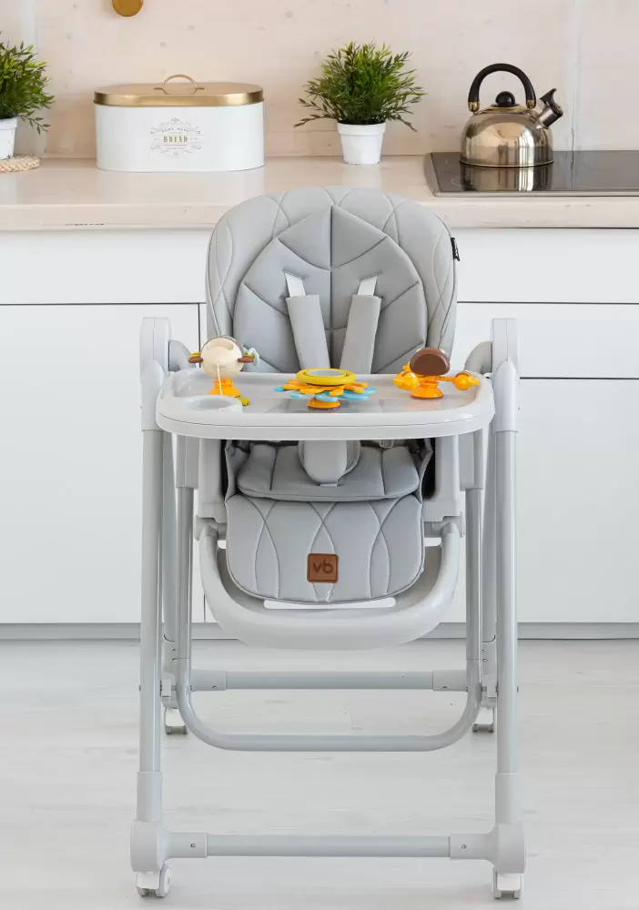 Стульчик для кормления VipBaby Milan (rocky grey) фото
