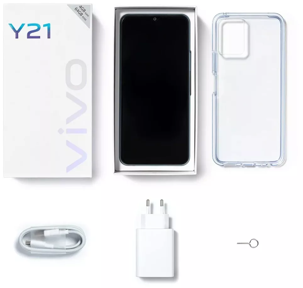 Смартфон Vivo Y21 4GB/64GB бриллиантовое сияние (международная версия)  купить недорого в Минске, цены – Shop.by