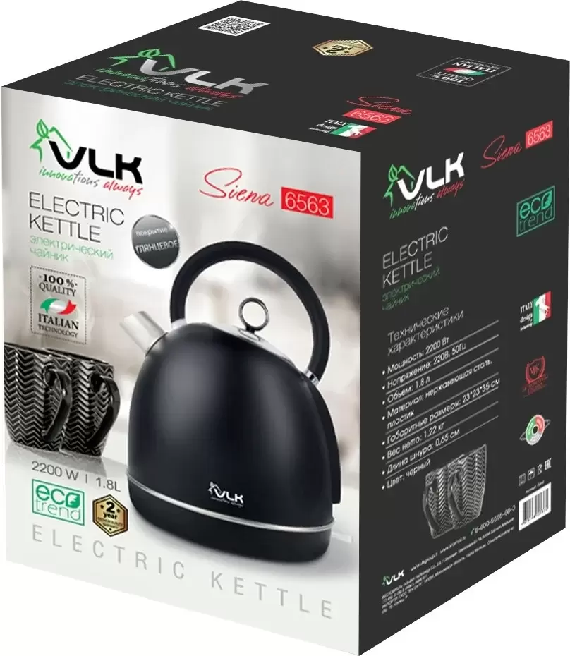 Электрочайник VLK SIENA-6563 фото
