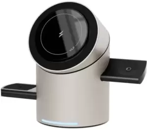 Беспроводное зарядное VLP Tower Power 3 in 1 for Apple (титановый) фото
