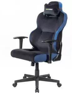 Игровое кресло VMM Game Unit Velour Upgrade XD-A-VRBKBE-B23 (черный/синий) фото