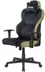 Игровое кресло VMM Game Unit Velour Upgrade XD-A-VRBKGN-B23 (черный/зеленый) фото