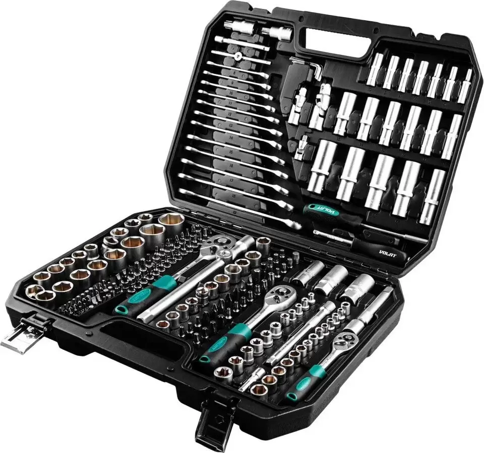 Универсальный набор инструментов Волат 18570-216 (216 предметов) фото