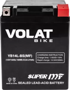 Аккумулятор Volat YB14L-BS(MF) (14Ah) фото
