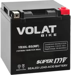Аккумулятор Volat YB30L-BS(MF) (30Ah) фото