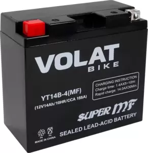 Аккумулятор Volat YT14B-4(MF) (14Ah) фото