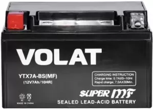 Аккумулятор Volat YTX7A-BS(MF) (7Ah) фото