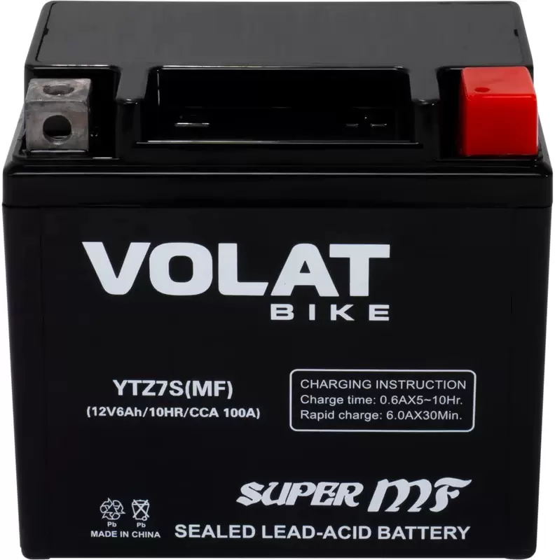 Аккумулятор Volat YTZ7S(MF) (6Ah) фото 2