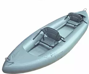 Надувная лодка Вольный ветер Ермак 380 (серый) фото