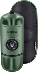 Ручная кофеварка WACACO Nanopresso Moss Green + Case фото