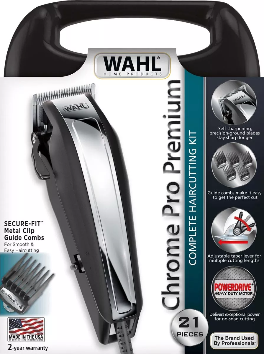 Машинка для стрижки волос Wahl 79520-5316 Chrome Pro Premium фото 3