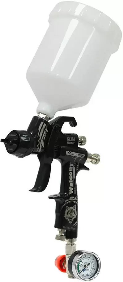 Краскораспылитель Walcom Slim Kombat S HVLP Nero Edition 813013NE фото 2