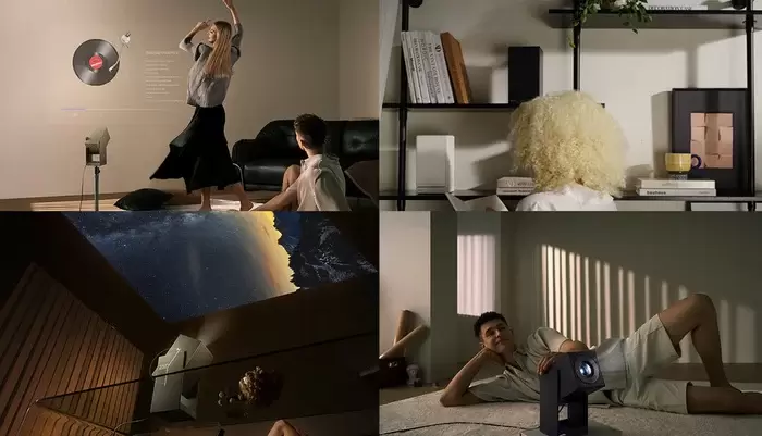 Проектор Wanbo Cube 2 Pro (темно-синий) фото