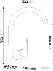 Смеситель Wasserkraft Lippe 4507 фото