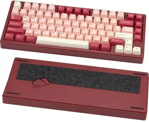 Клавиатура Wobkeys Rainy75 Pro Kailh Cocoa Linear Switch (красный) фото 2