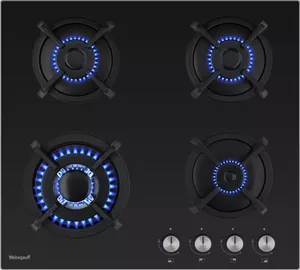 Газовая варочная панель Weissgauff HGG 641 BGB фото