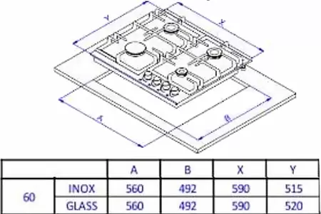 Варочная панель Weissgauff HGG 641 XB фото