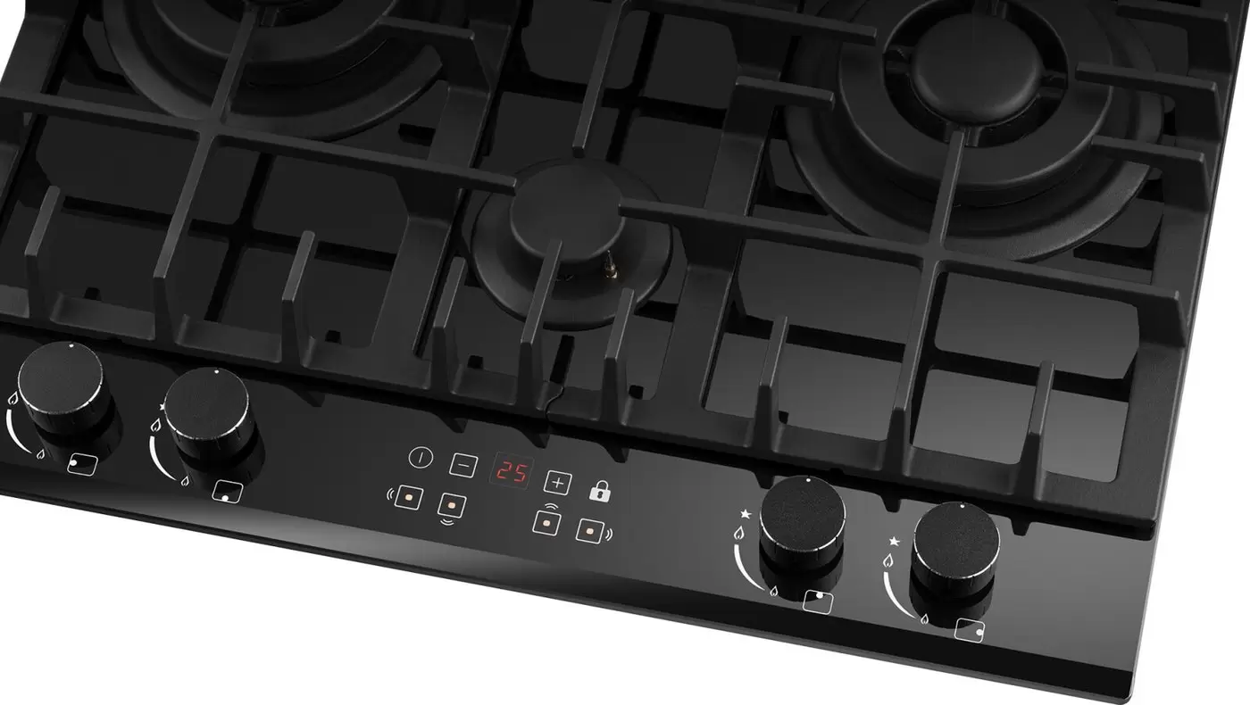 Варочная панель Weissgauff HGG 642 BGH Double Wok Timer фото