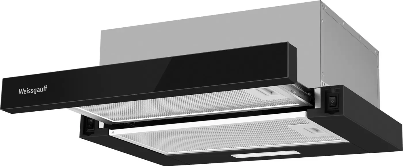Кухонная вытяжка Weissgauff TEL 500 Black Glass фото