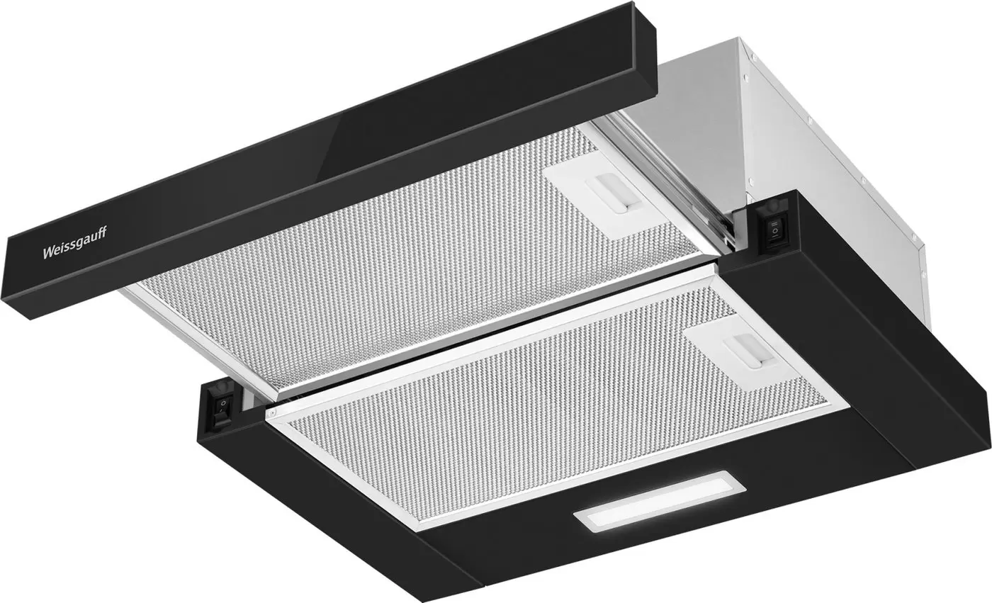 Кухонная вытяжка Weissgauff TEL 500 Black Glass фото