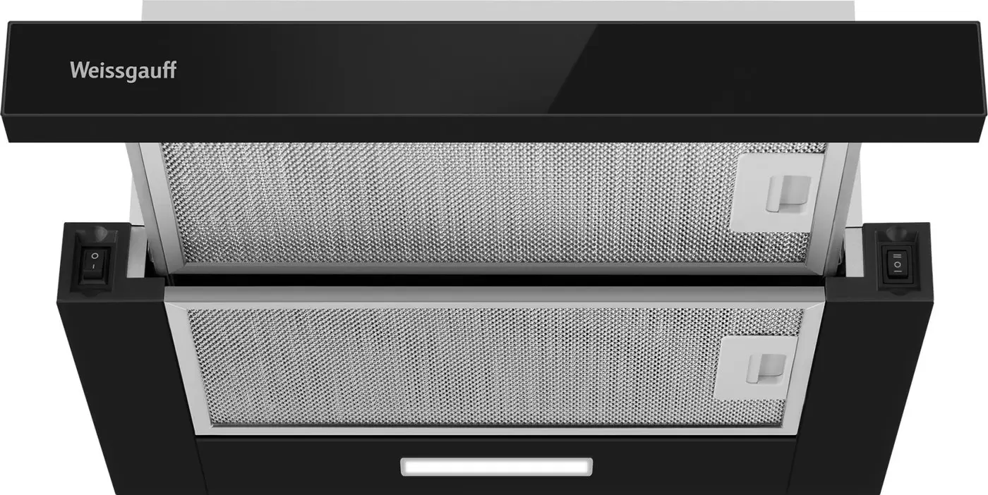Кухонная вытяжка Weissgauff TEL 500 Black Glass фото