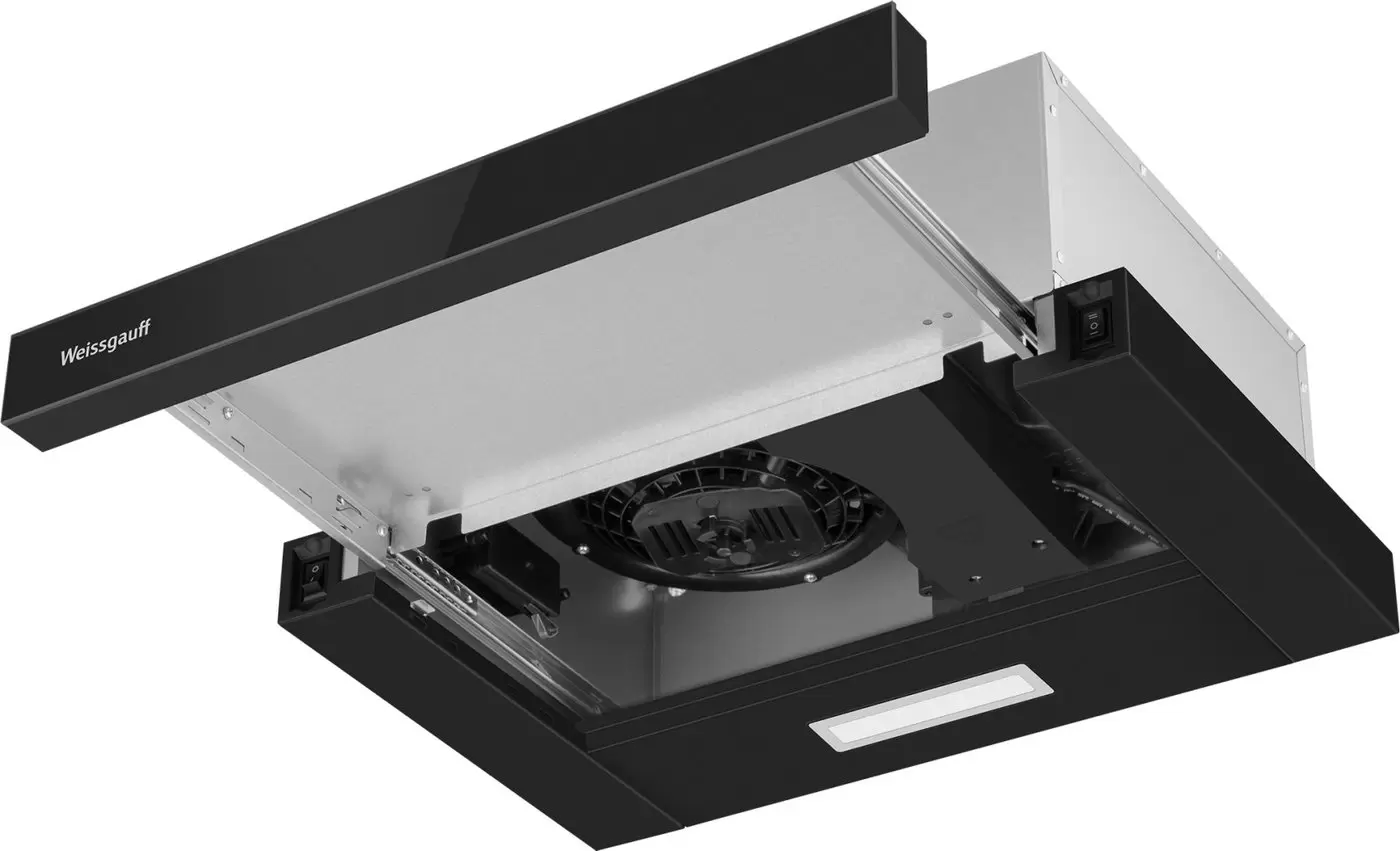 Кухонная вытяжка Weissgauff TEL 500 Black Glass фото