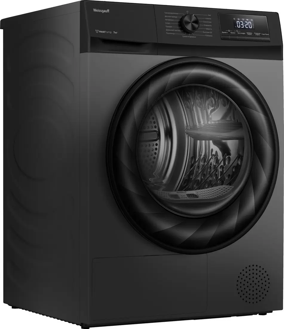 Сушильная машина Weissgauff WD 4948 Heat Pump Grey фото
