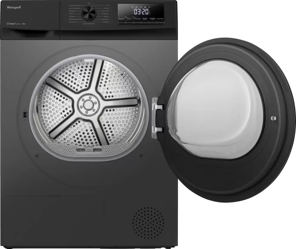 Сушильная машина Weissgauff WD 4948 Heat Pump Grey фото