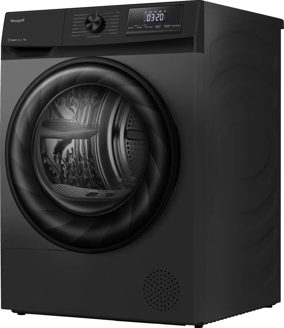 Сушильная машина Weissgauff WD 4948 Heat Pump Grey фото