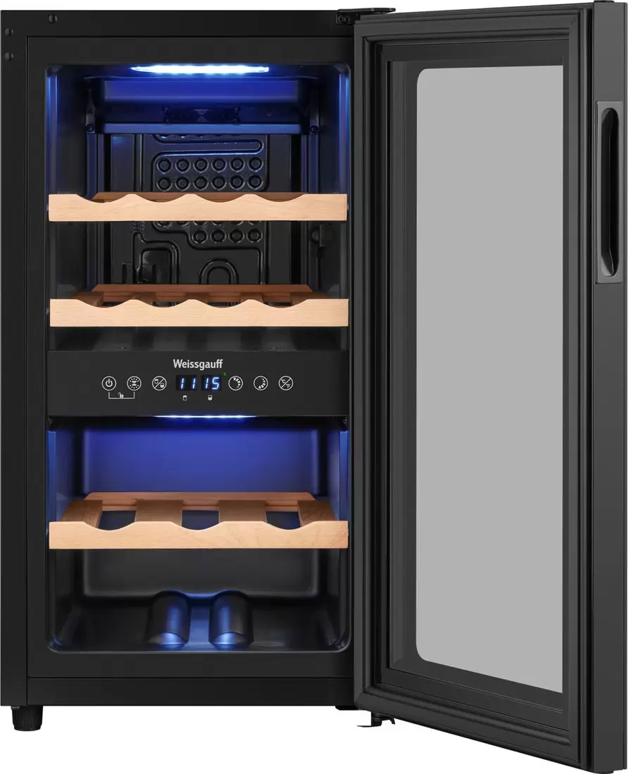 Винный шкаф Weissgauff WWC-16 DualZone Compressor фото
