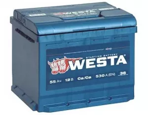 Аккумулятор WESTA 6СТ-55 L (55Ah) фото
