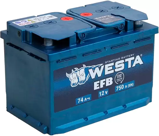 WESTA EFB 6СТ-74 VLR Euro (74Ah)