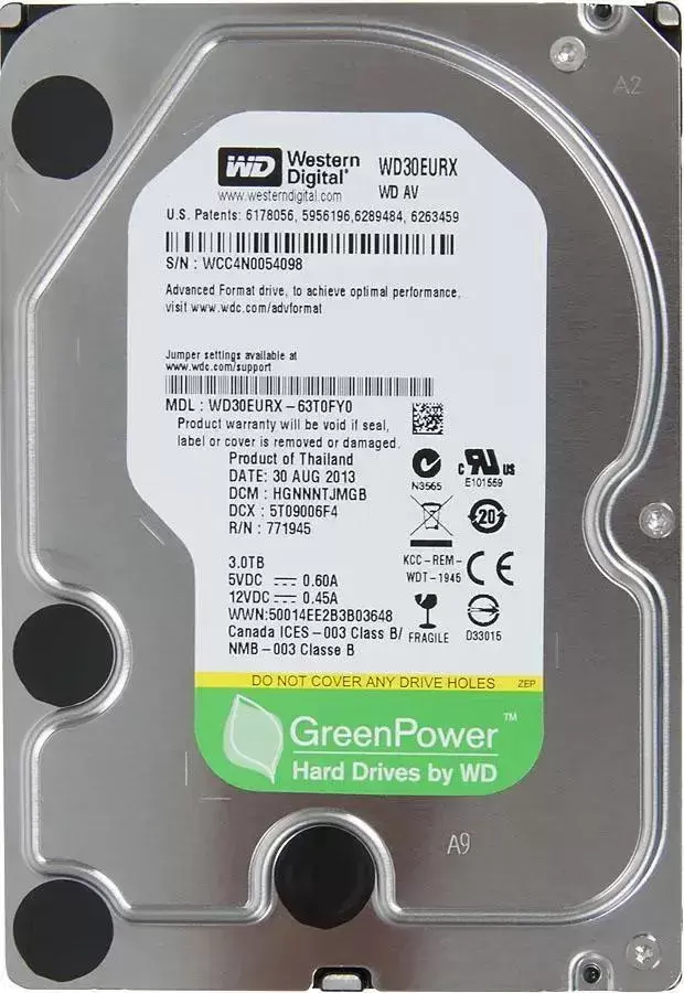 Western Digital AV-GP 3TB (WD30EURX)