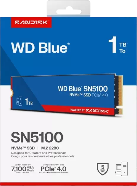 SSD Western Digital Blue SN5100 1TB WDS100T5B0E фото