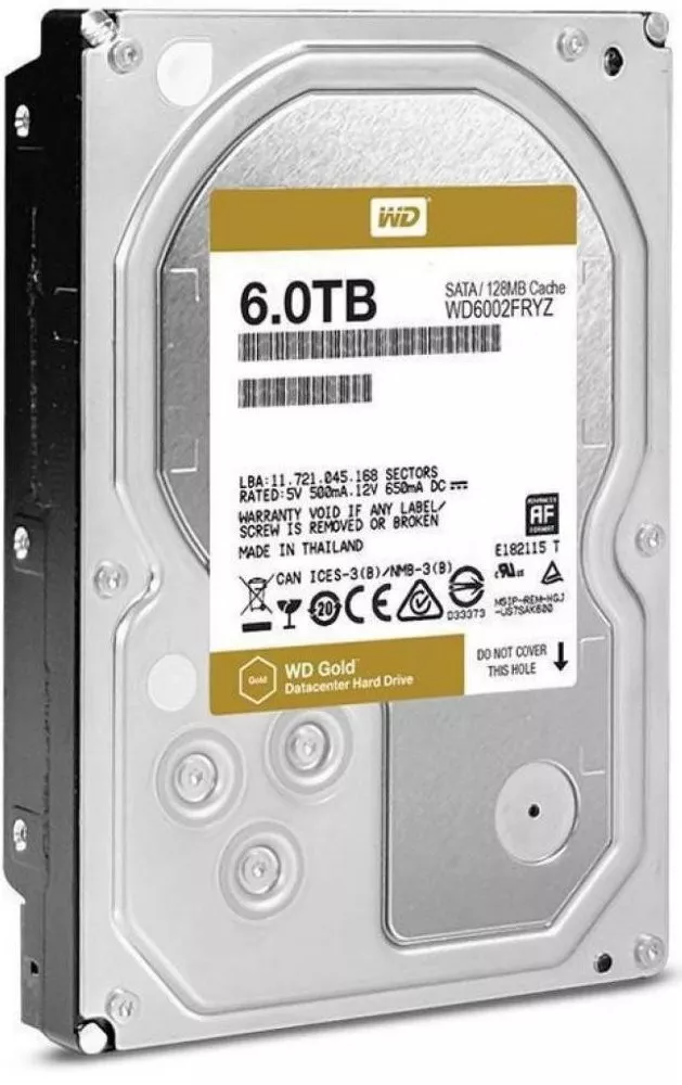 Жесткий диск Western Digital Gold (WD6002FRYZ) 6000 Gb фото 2