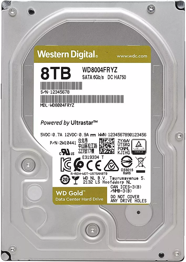 Жесткий диск Western Digital Gold (WD8004FRYZ) 8000Gb фото