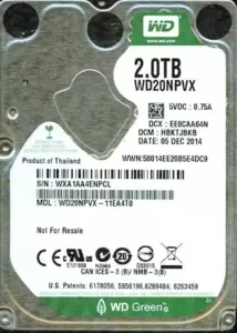 Western Digital Green 2TB WD20NPVX