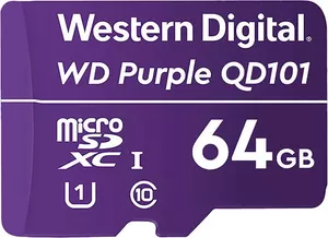 Карта памяти Western Digital Purple SC QD101 microSDXC 64GB (WDD064G1P0C) фото