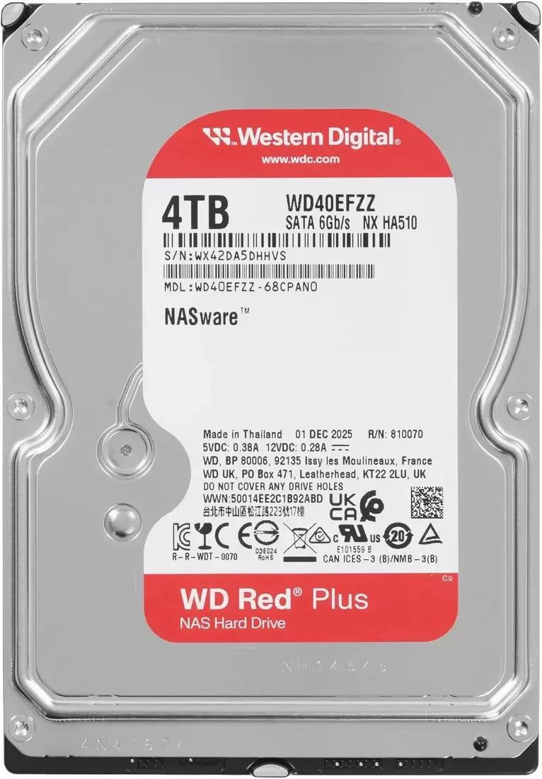 Western Digital Red Plus 4TB WD40EFZZ