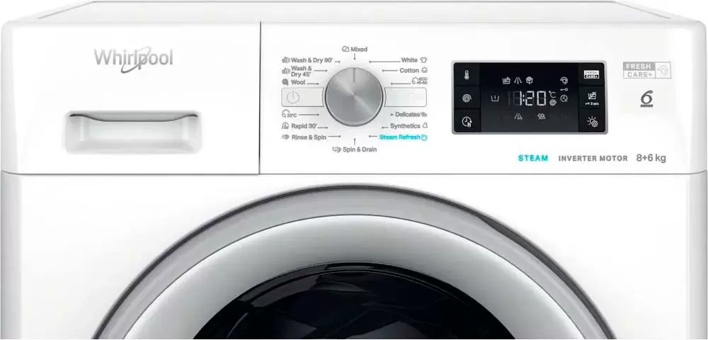 Стирально-сушильная машина Whirlpool FFWDB 864489 SV EE фото