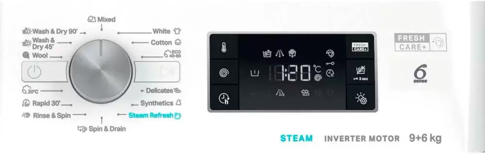 Стирально-сушильная машина Whirlpool FFWDB 964489 SV EE фото