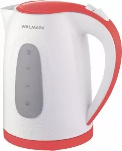 Электрочайник Willmark WEK-1807P (белый/красный) фото