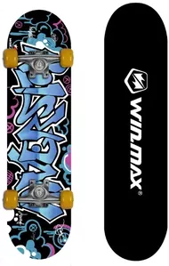 Скейтборд WIN.MAX Graffity blue WME05015Z4 фото