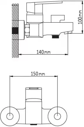 Смеситель Wisent WP3030 фото